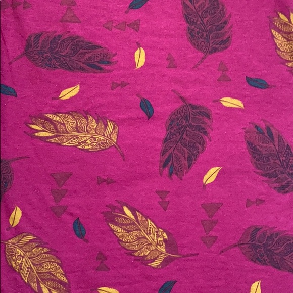 LuLaRoe Fall Leaf Print Julia Pencil Dress - Picture 3 of 7